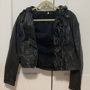 Free people Leather jacket